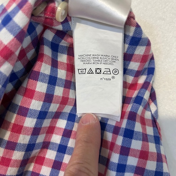 Ralph‎ Lauren Mens 3XB GINGHAM CHECKED LONG SLEEVE BUTTON UP SHIRT Exc Cond - Picture 8 of 8